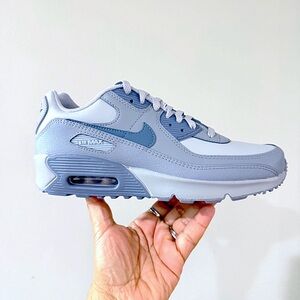 Nike Air Max 90 LTR Grey and Blue Sneakers
